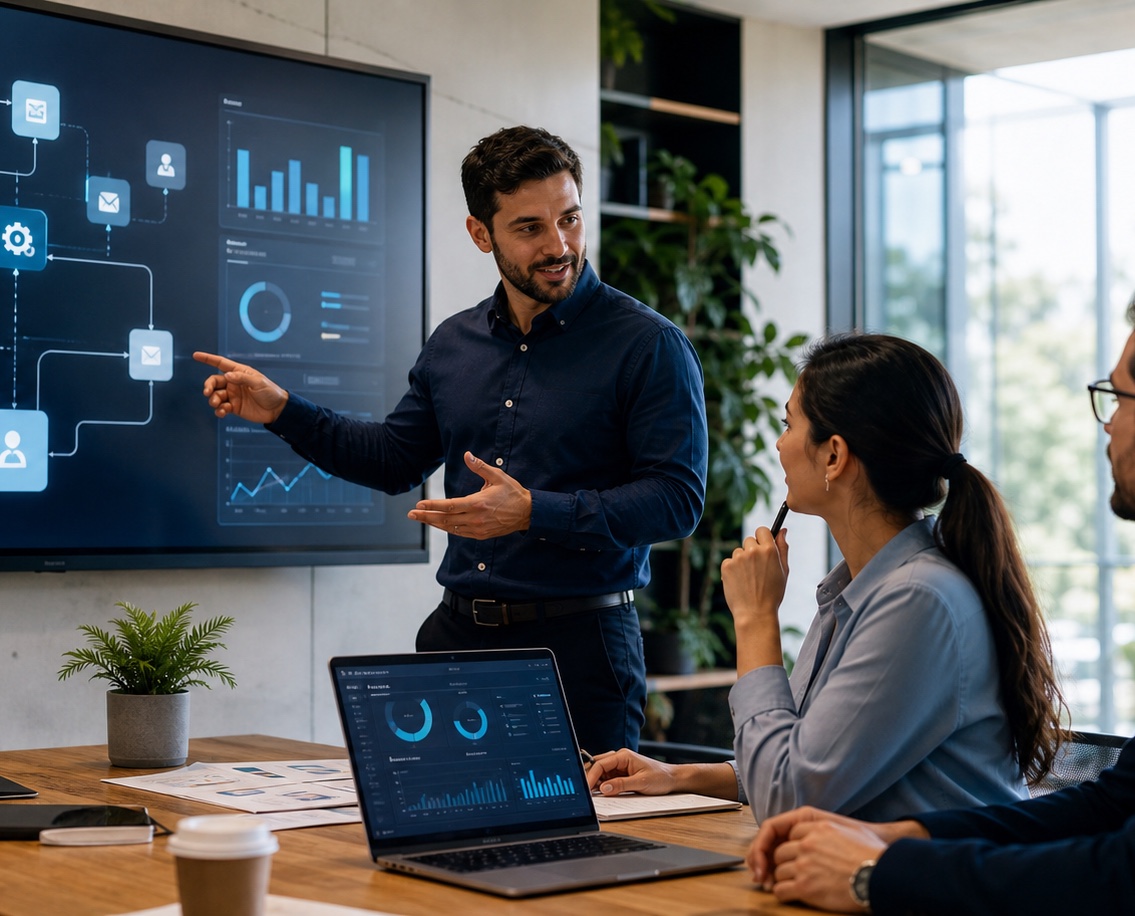 Business process automation planning session